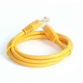 Patch cable UTP, Cat5e, 0.5 m yellow