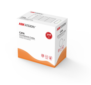 CAT6 UTP Şəbəkə Kabeli 23AWG / DS-1LN6U-W/CCA ağ 305m
