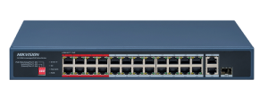 24 Portlu Fast Ethernet Unmanaged POE Switch / DS-3E0326P-E/M(C)