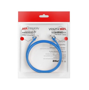 Patç kord CAT6，U/UTP，24AWG，CU / DS-1NP6UEC0 göy 0.5m