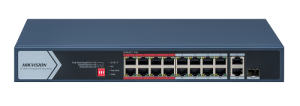 16 Port Fast Ethernet Unmanaged POE Switch / DS-3E0318P-E/M(C)(130 W)