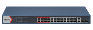 24 Portlu Fast Ethernet Smart POE Switch / DS-3E1326P-EI (B)
