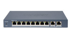 8 Port Fast Ethernet Unmanaged POE Switch / DS-3E0310P-E/M (B)(80 W)