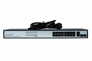 16 Port Gigabit PoE Switch / Pulsar Uniti switch 16GP-260