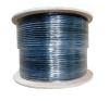 CAT6 SF/UTP PE Şəbəkə Kabeli 23AWG / DS-1LN6OFPUPE qara 305m