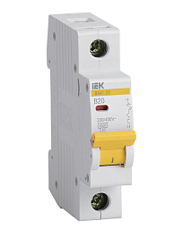 Avtomatik elektrik açarı BA47-29 1P 20A 4,5кА х-ка C IEK