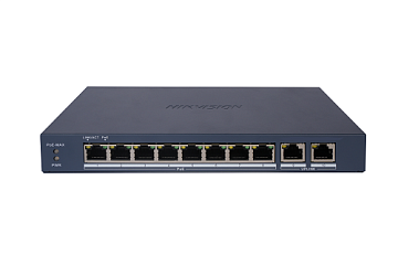 8 Port Gigabit Smart POE Switch / DS-3E1510P-EI/M(B) 80W