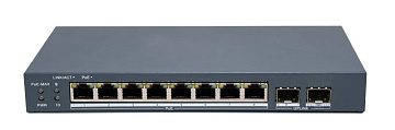 8 Port Gigabit Smart POE Switch / DS-3E1510P-EI/M-8P2F(80 W)