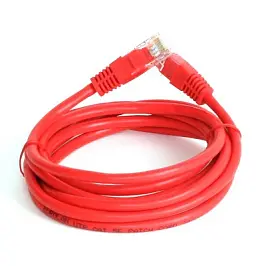 Patch cable UTP, Cat5e, 3m, red