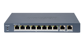 8 Port Fast Ethernet Unmanaged POE Switch / DS-3E0310P-E/M (B)(80 W)